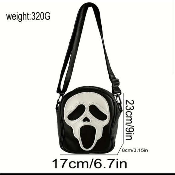 LAST ONE Ghostface Scream Crossbody Bag - Picture 2 of 8